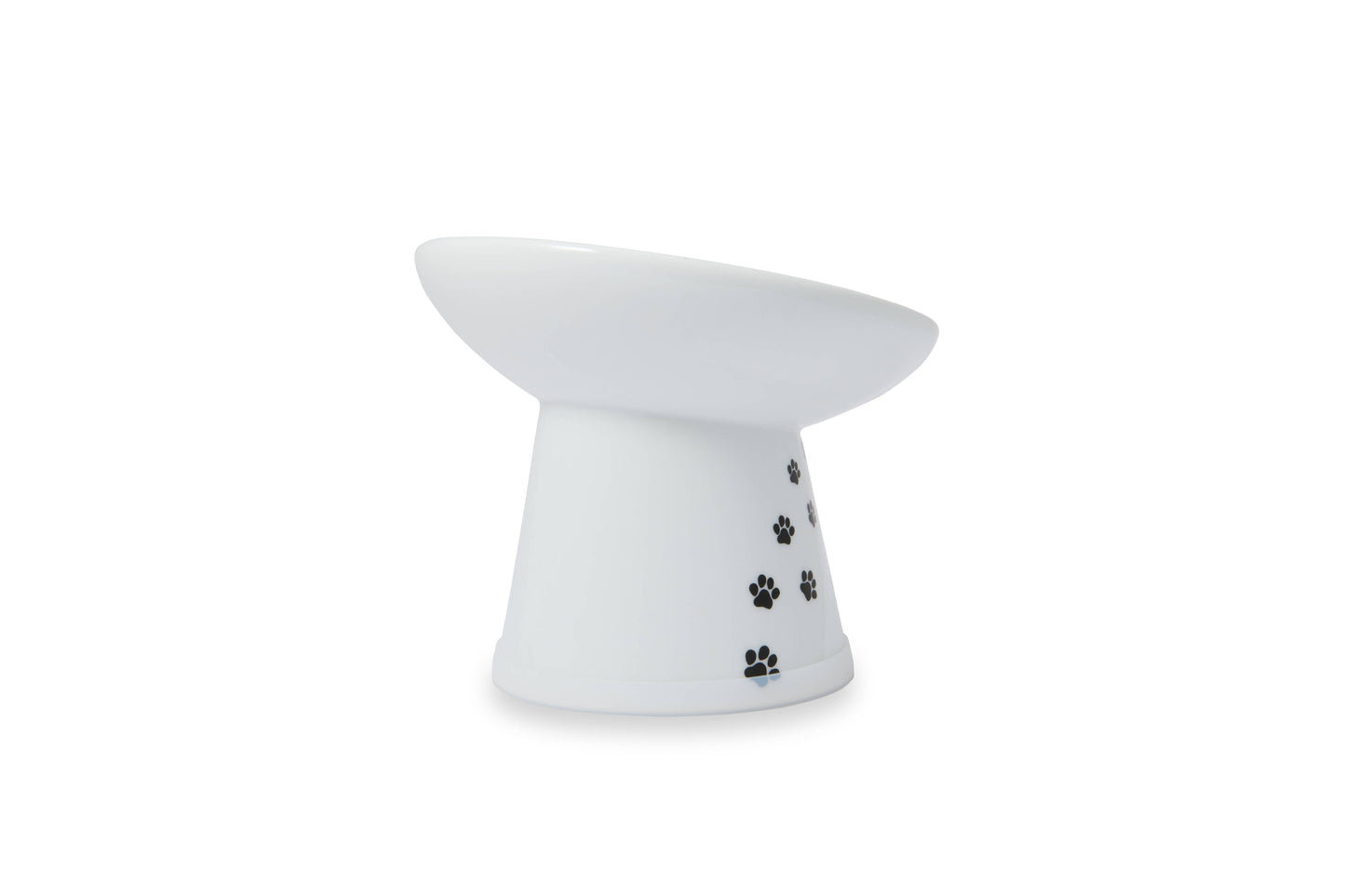 Tilted Stress Free Raised Cat Food Bowl