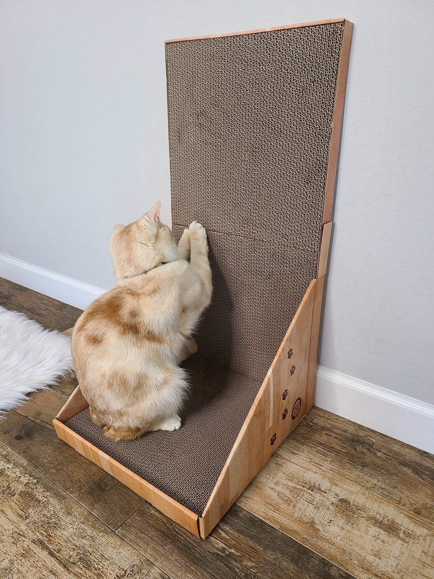 Stretch & Scratch Wall Cat Scratcher