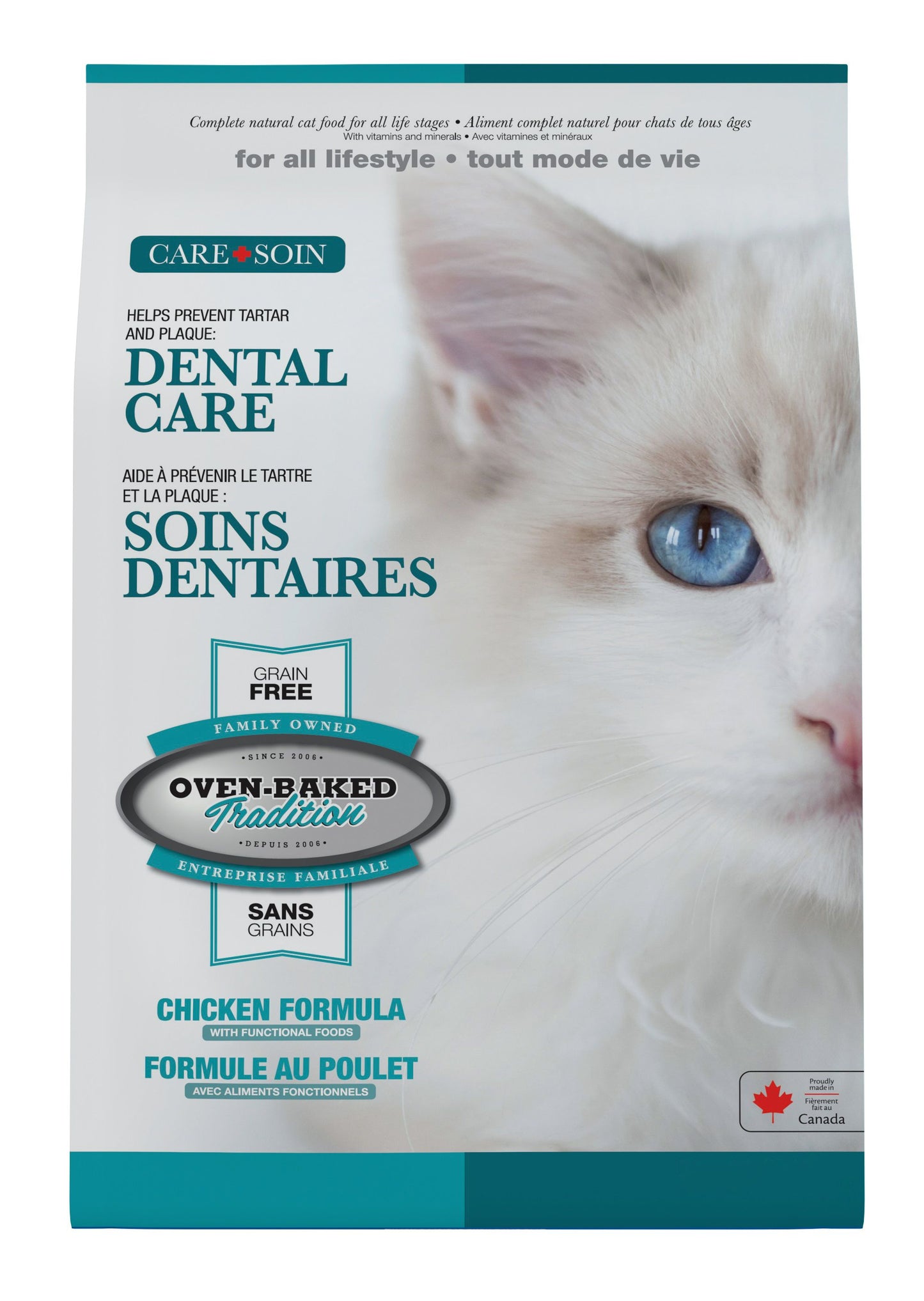 Oven-Baked Tradition Dental Care All Life Style Grain Free Chicken Cat