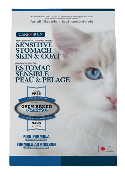 Oven-Baked Tradition Skin & Stomach All Life Style Grain Free Fish Cat