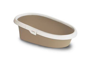 Bergamo Minou Large Litter Pan Mocaccino Cat 1pc 58x39x17cm