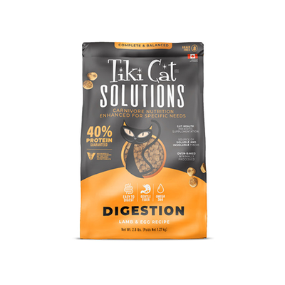Tiki Cat® Solutions® Digestion Lamb & Egg Recipe Dry Cat Food
