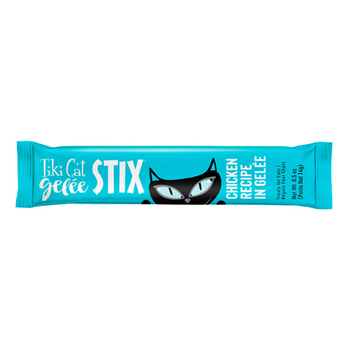 Tiki Cat® Gelée Stix® Chicken Recipe in Gelée Wet Cat Treats (BB: Dec 2026)