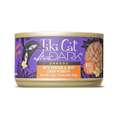 Tiki Cat® After Dark™ Shreds Venison with Beef Liver Wet Cat Food