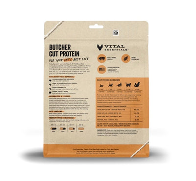 VITAL ESSENTIALS® Pork Freeze Dried Raw Mini-Patties