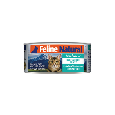 Feline Natural™ Beef & Hoki Feast Wet Cat Food 24 x 3 oz