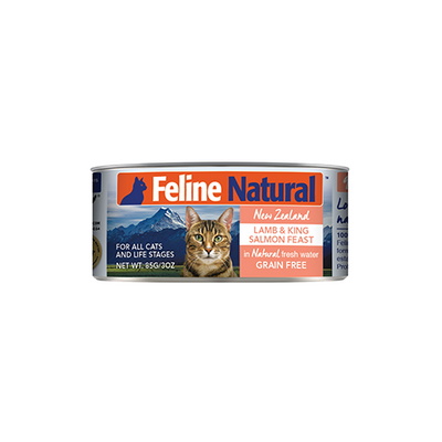 Feline Natural™ Lamb & King Salmon Feast Wet Cat Food 24 x 3 oz