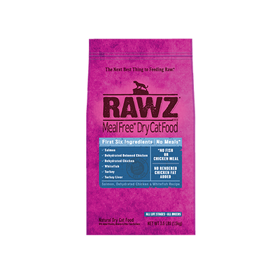 RAWZ® SALMON DEHYDRATED CHICKEN & WHITEFISH RECIPE DRY CAT FOOD