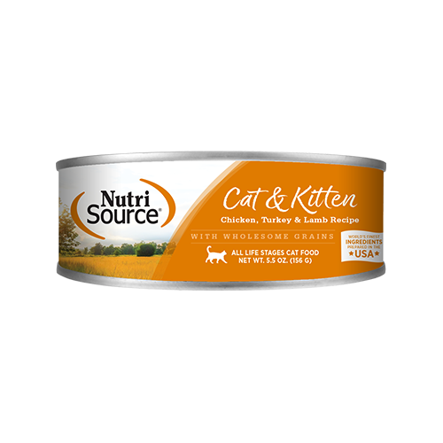 NutriSource® Chicken, Turkey & Lamb Formula Wet Cat Food