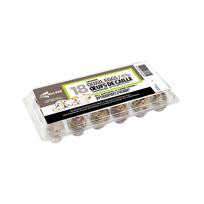 Iron Will Raw® Quail Eggs Frozen All Natural & Farm Fresh for Dogs & Cats (18 pack)