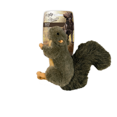 All For Paws Classic Squirrel plush dog toy