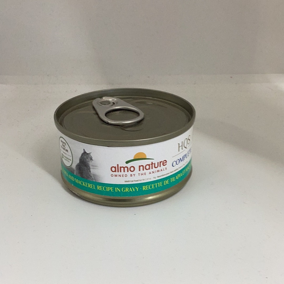 Almo Nature Complete - Tilapia and Mackerel Recipe in Gravy, 2.47oz