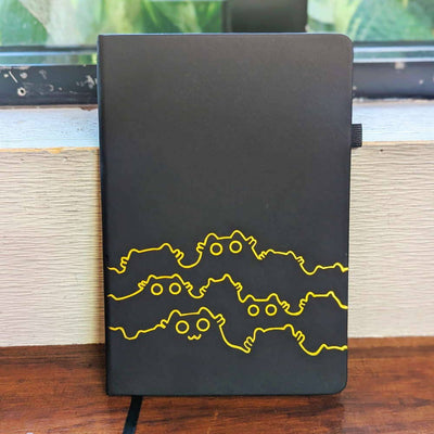 Black Cat Gold Foil Journal