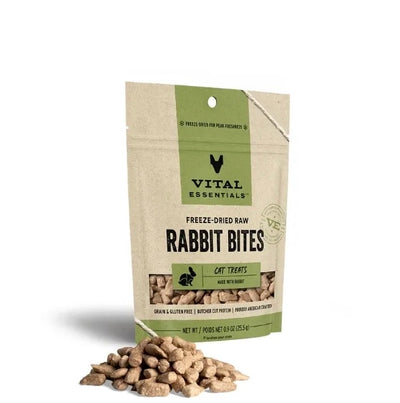 VITAL ESSENTIALS® Freeze Dried Rabbit Bites Treats