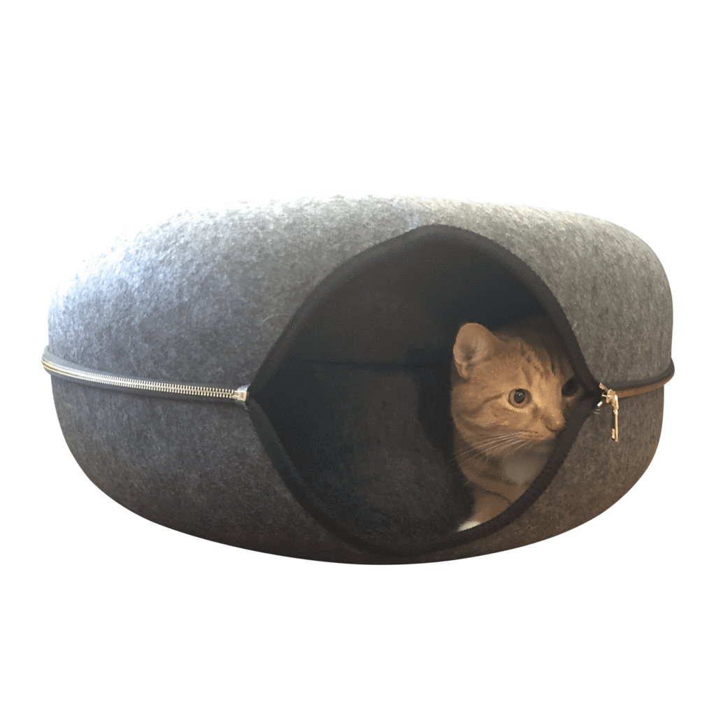 "Donut!" Cat Hideaway Cave & Bed - Cozy Chic Pet Bed