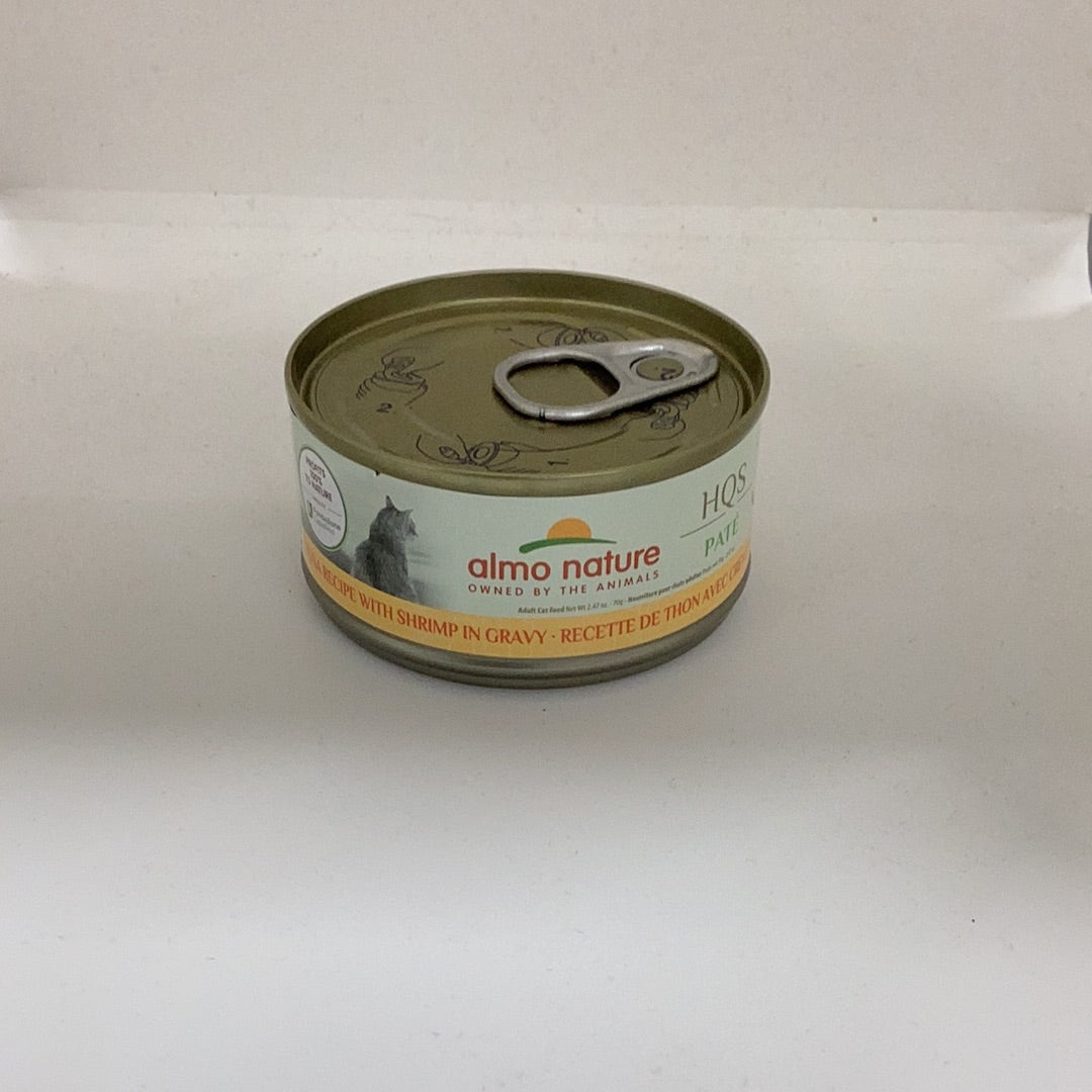 Almo Nature Patè Natural - Tuna Recipe with Shrimp in Gravy, 2.47oz