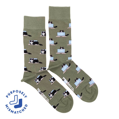 Men's Fluffy Cat Socks
