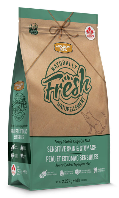 Wholesome Blend Naturally Fresh Turkey Rabbit Sensitive Skin Stomach Cat