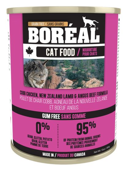 Boreal Canned Food Cobb Chicken New Zealand Lamb And Angus Beef Cat