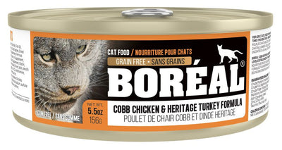Boreal Canned Food Cobb Chicken And Heritage Turkey Cat