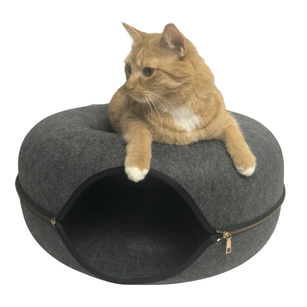 "Donut!" Cat Hideaway Cave & Bed - Cozy Chic Pet Bed