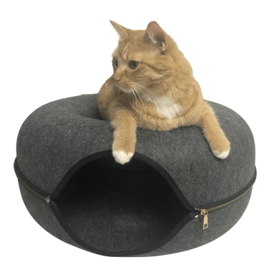 "Donut!" Cat Hideaway Cave & Bed - Cozy Chic Pet Bed