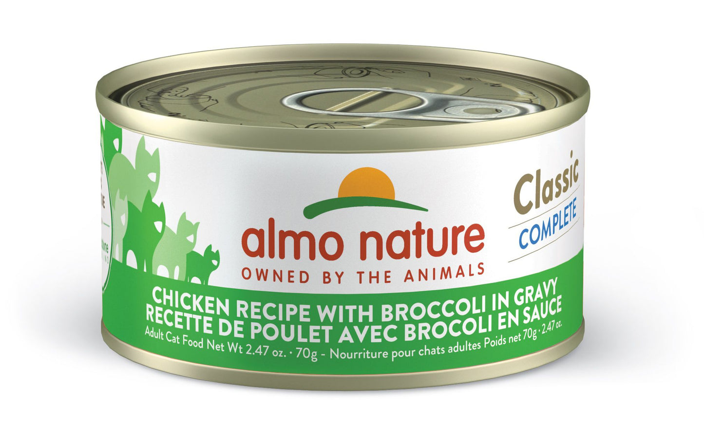 Almo Nature Classic Complete - Chicken Recipe with Broccoli in Gravy, 2.47oz