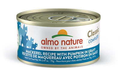 Almo Nature Classic Complete - Mackerel Recipe with Pumpkin in Gravy, 2.47oz