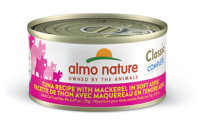 Almo Nature Classic Complete - Tuna Recipe with Mackerel in Soft Aspic, 2.47oz