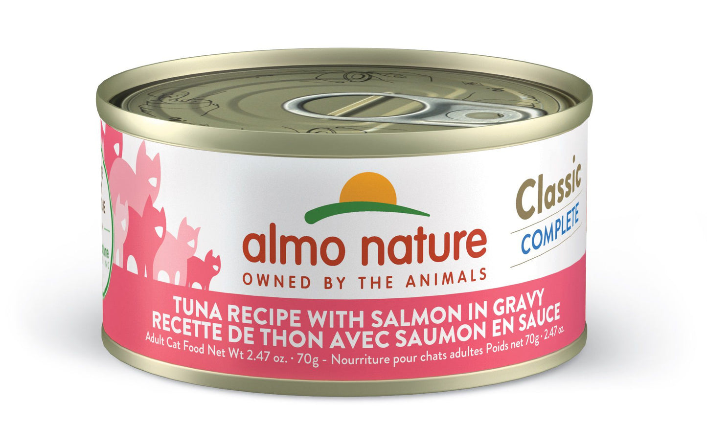 Almo Nature Classic Complete - Tuna Recipe with Salmon in Gravy, 2.47oz