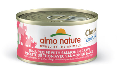 Almo Nature Classic Complete - Tuna Recipe with Salmon in Gravy, 2.47oz