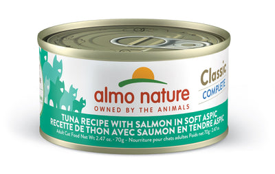 Almo Nature Classic Complete - Tuna Recipe with Salmon in Soft Aspic, 2.47oz
