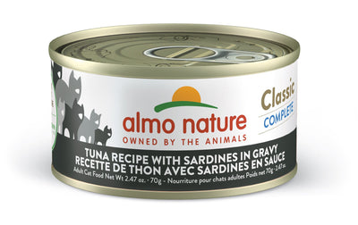 Almo Nature Classic Complete - Tuna Recipe with Sardines in Gravy, 2.47oz