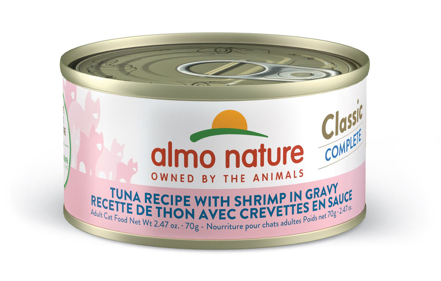 Almo Nature Classic Complete - Tuna Recipe with Shrimp in Gravy, 2.47oz