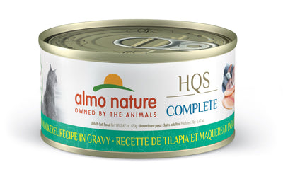 Almo Nature Complete - Tilapia and Mackerel Recipe in Gravy, 2.47oz