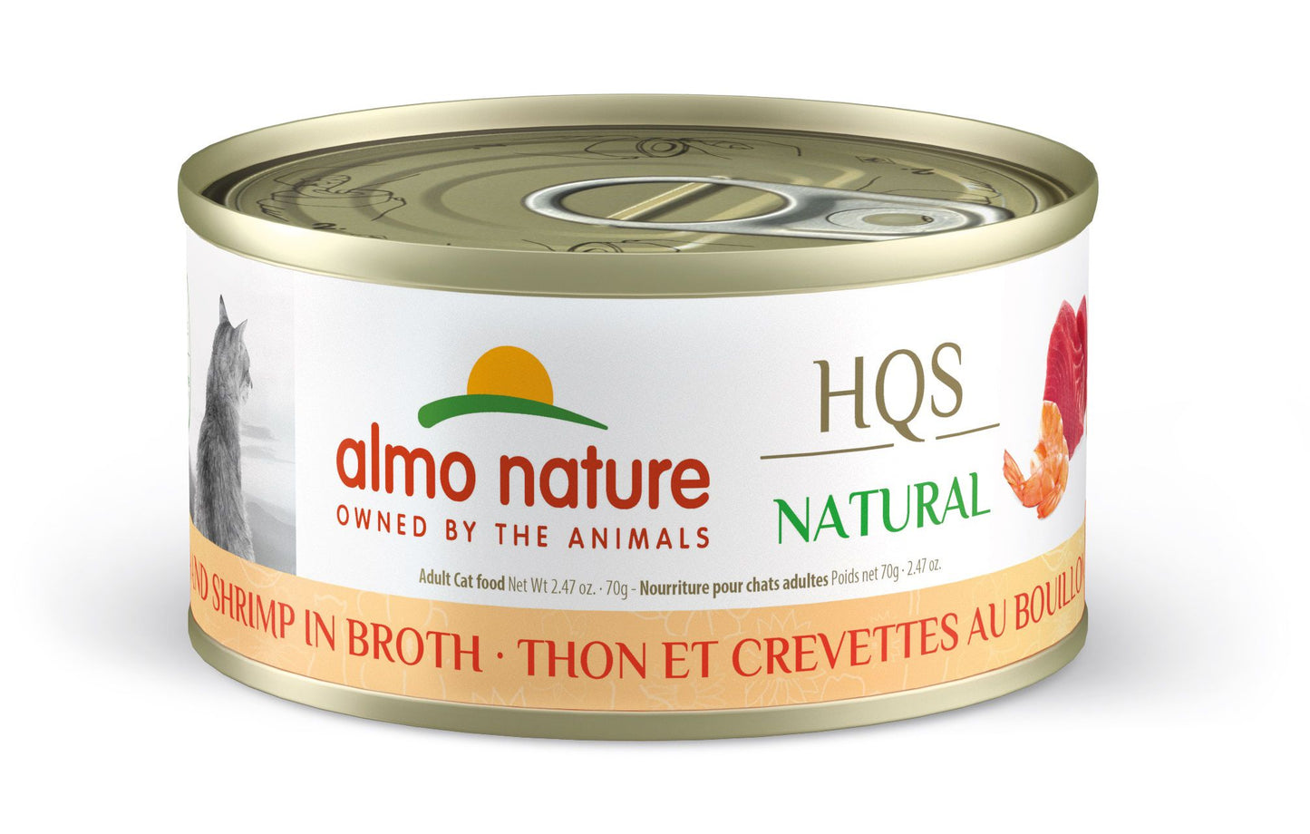 Almo Nature Natural - Tuna and Shrimp in Broth, 2.47oz
