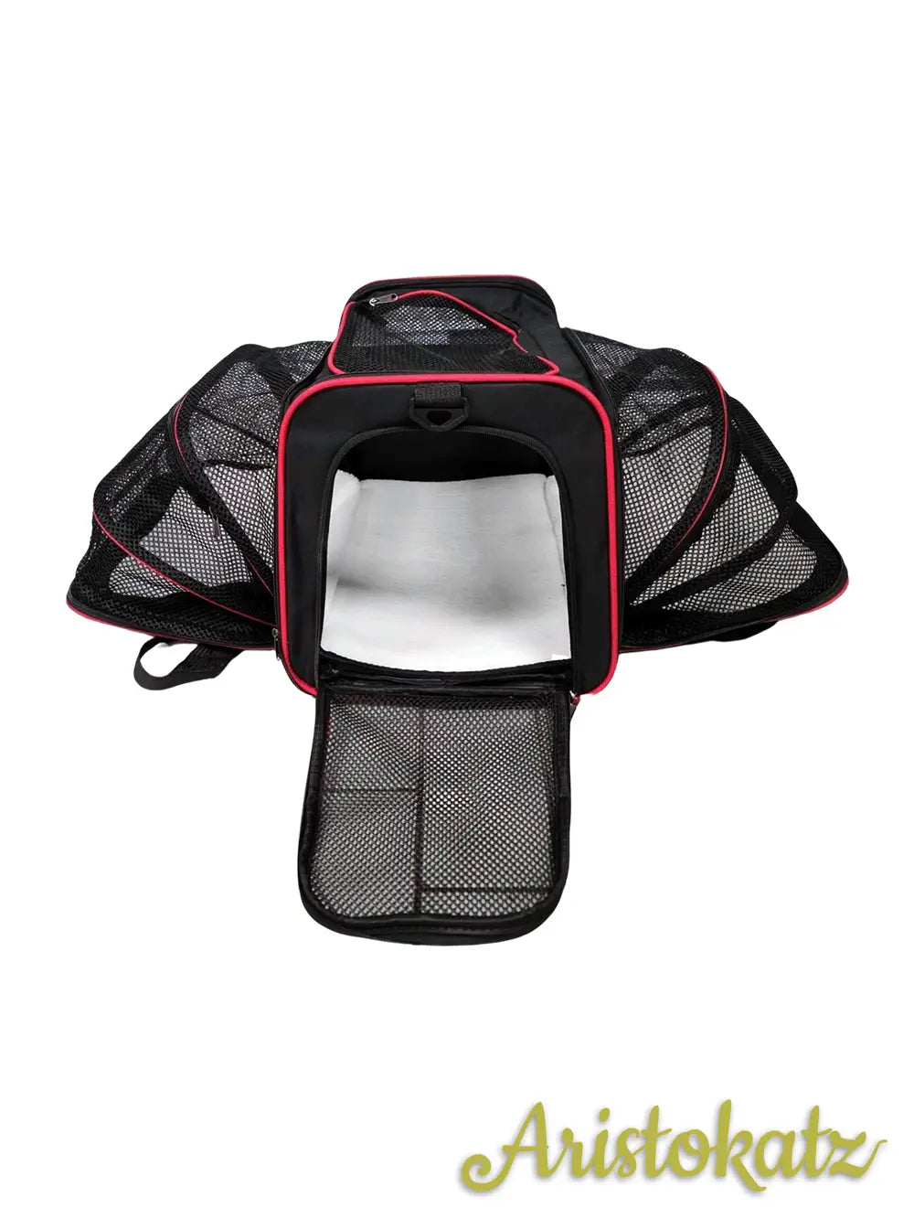 Black & Red Expandable Soft Carrier