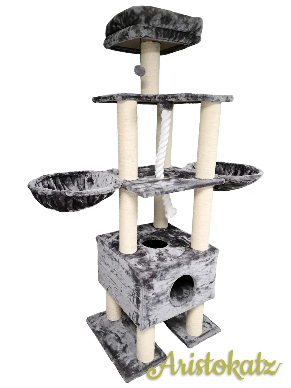 Gray 80โณ (203 cm) XXL Cat Tree