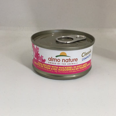 Almo Nature Classic Complete - Tuna Recipe with Mackerel in Soft Aspic, 2.47oz