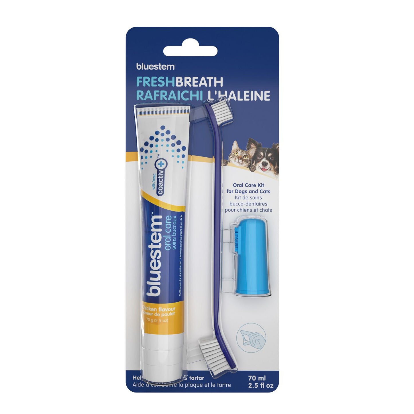 ORAL CARE KIT CHICKEN FLAVOR FOR DOGS & CATS