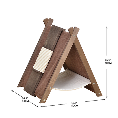 CAT CAMP FURNITURE WITH HAMMOCK & SISAL CARPET