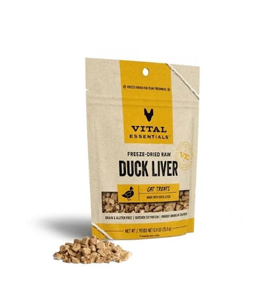 VITAL ESSENTIALS® Freeze Dried Duck Liver Treats