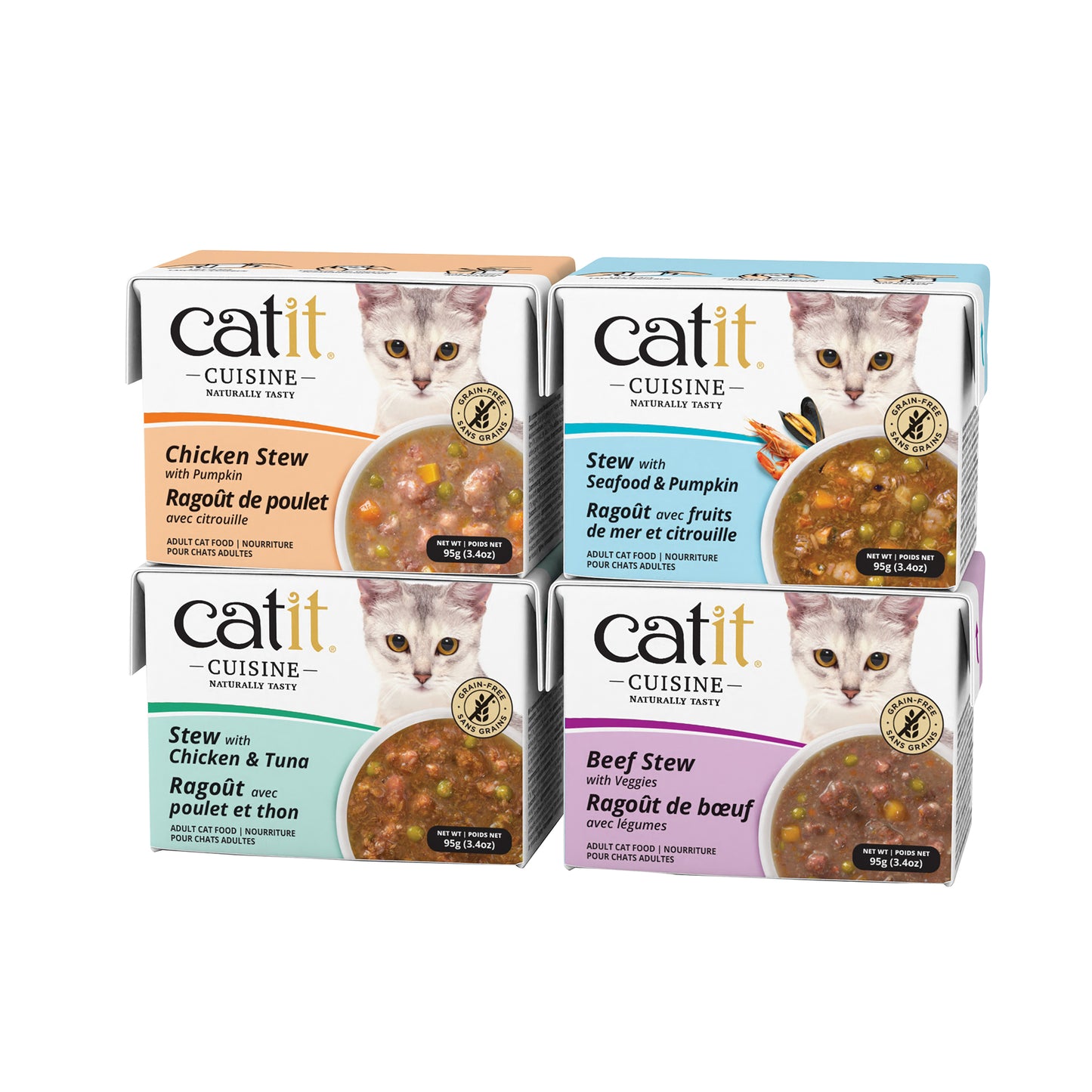Catit Cuisine Stew with Seafood - Tuna & Pumpkin - 95 g