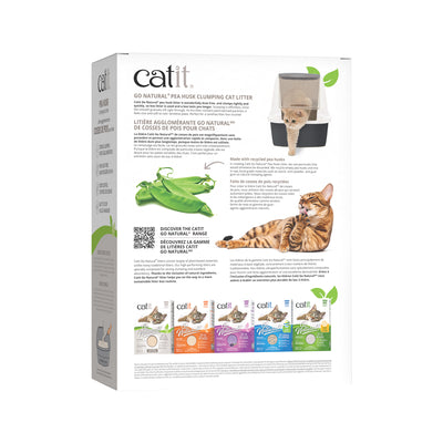Catit Go Natural Pea Husk Litter - Unscented - 5.6 kg (12.3 lb)