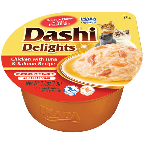 Churu Dashi Delights Chicken with Tuna & Salmon Recipe