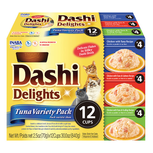 Churu Dashi Delights Tuna Variety Pack (12ct)