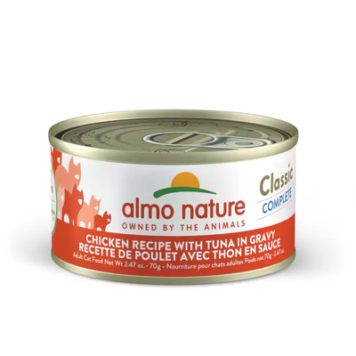 Almo Nature Classic Complete - Chicken Recipe with Tuna in Gravy, 2.47oz