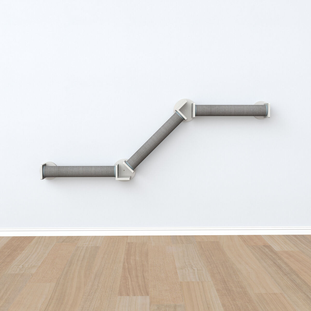 Climbing Path Set 3 Post Sisal White Grey