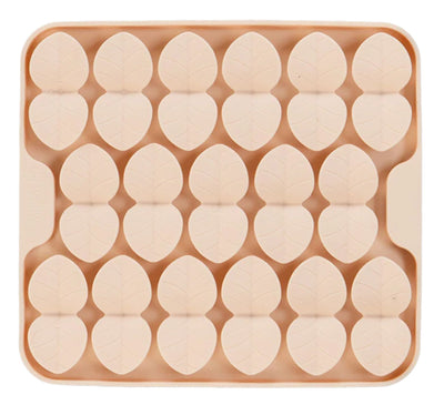 Dexypaws Square Hide and Seek Silicone Snuffle Mat, Nude Cat Dog 1pc