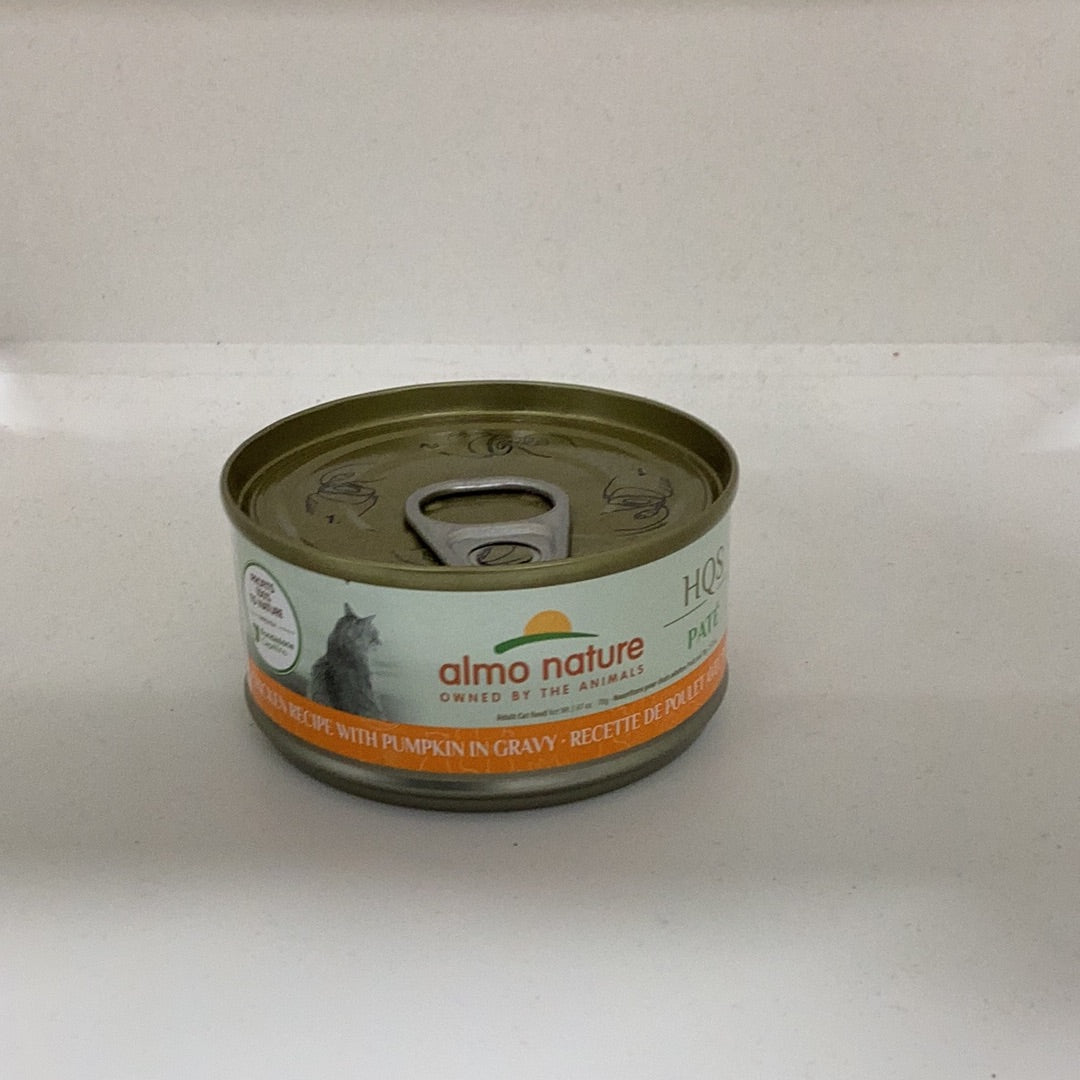 Almo Nature Patè Natural - Chicken Recipe with Pumpkin in Gravy, 2.47oz